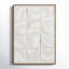 Abstract and STEM Framed Textual Art Canvas