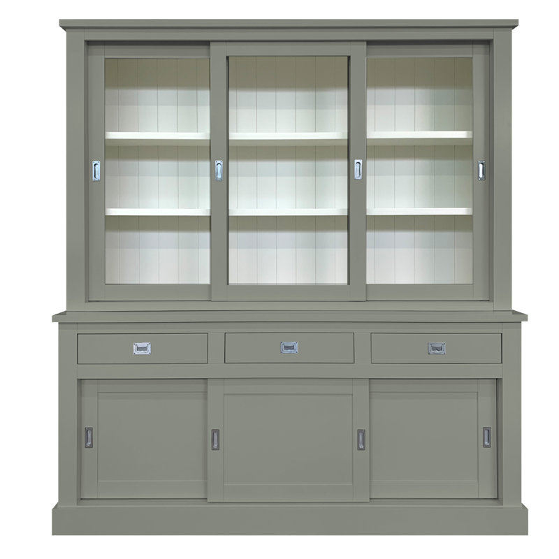 Lemire Display Cabinet, Concrete Grey