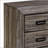 Rustic Nightstand With Two Drawers For Bedroom Storage And Decor