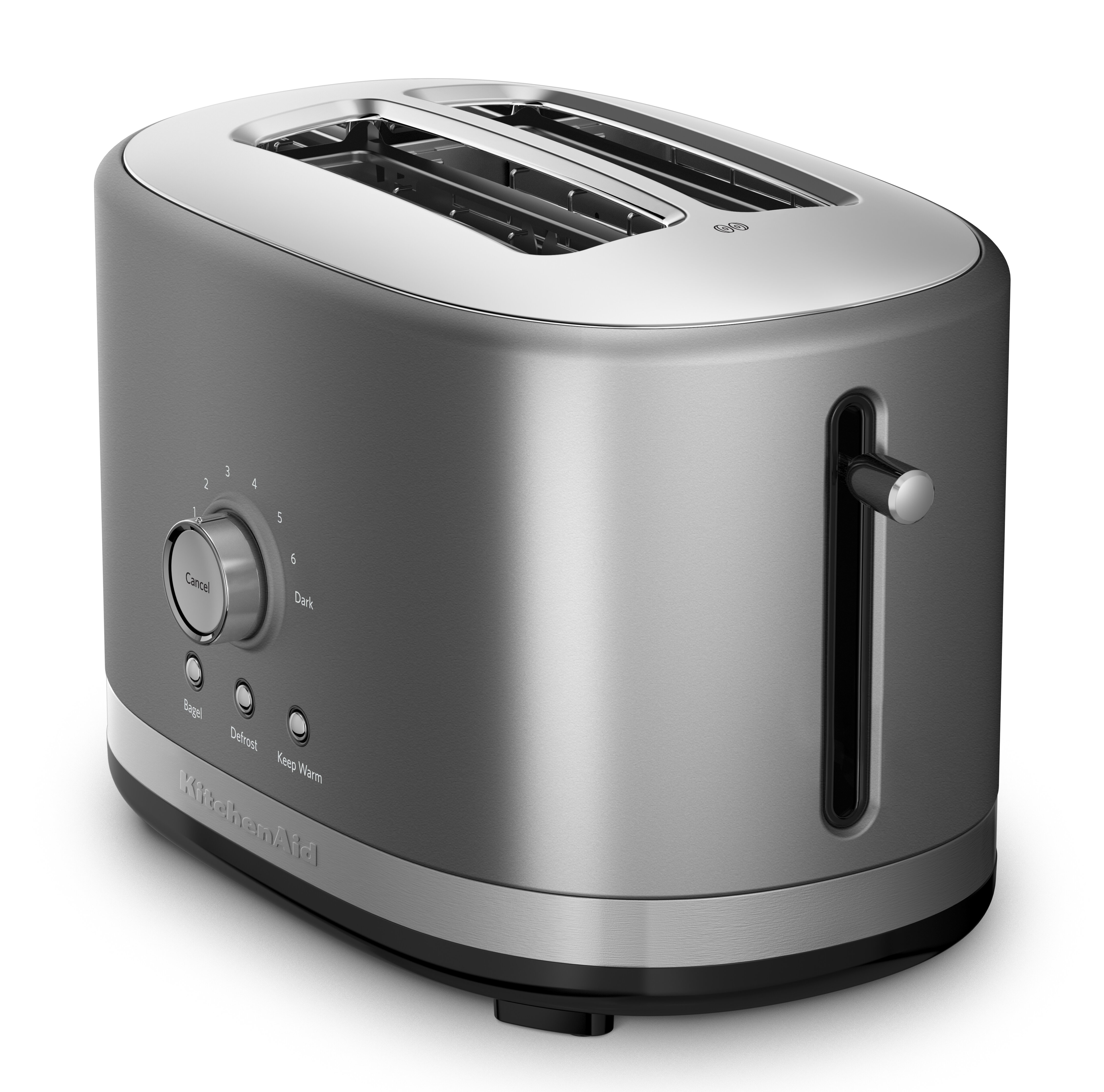 2-Slice Toaster with manual lift lever