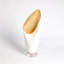 Capot de lampe blanc avec feuille-50625527