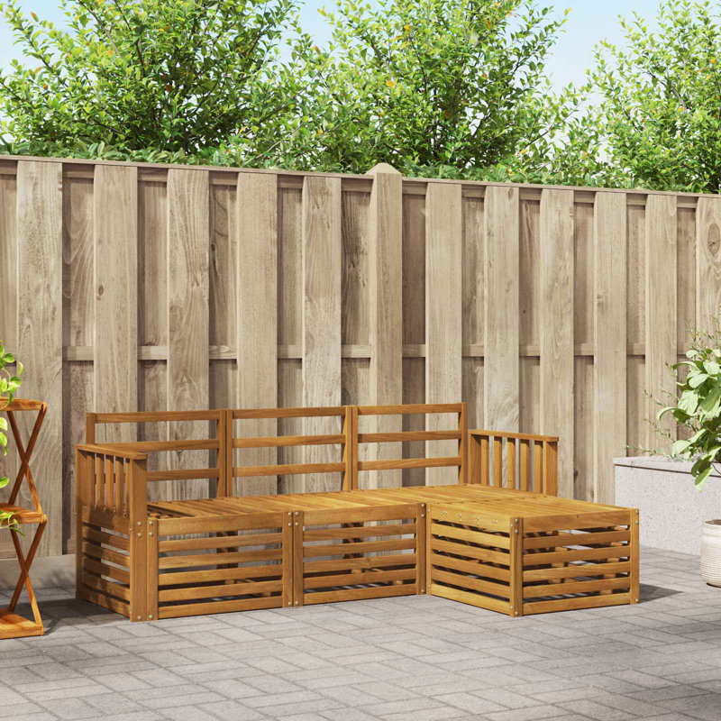 189.5cm Wide Patio Sectional Set