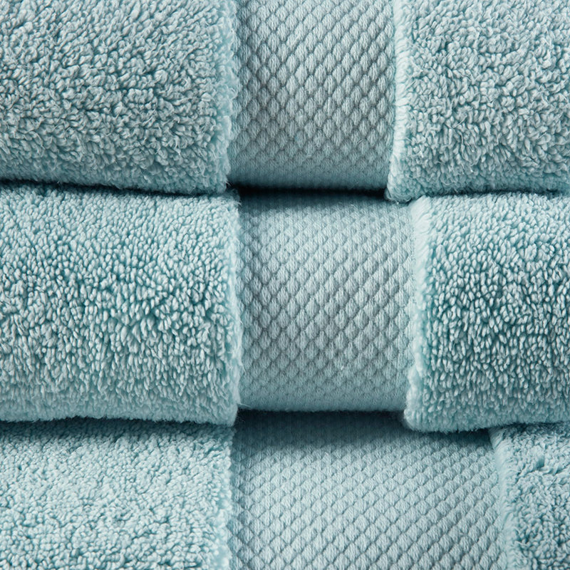 1000Gsm 100% Cotton 6 Piece Towel Set, Blue