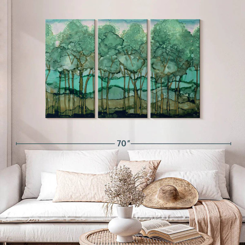 Alvord Green Tree Grove, H 32 po x l 50 po