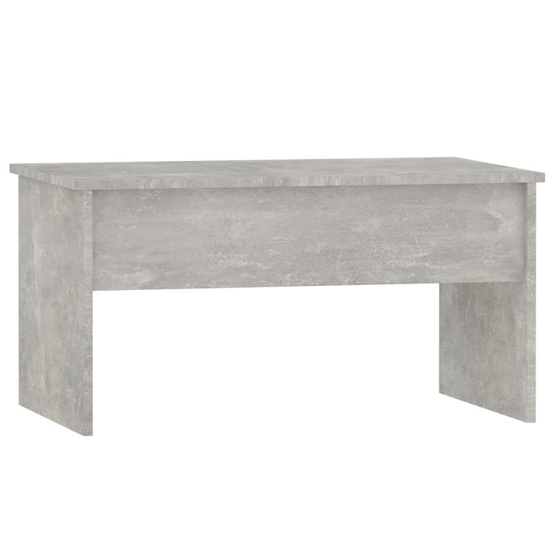 Hydi Lift Top Extendable Sled Coffee Table with Storage, Concrete Grey