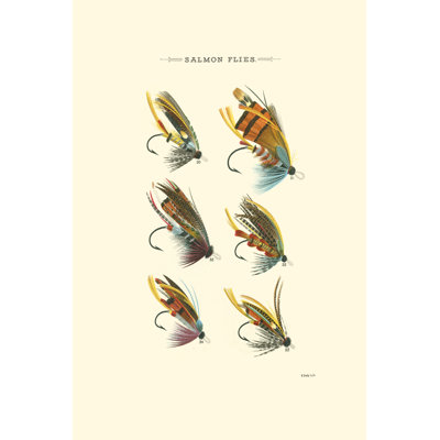 Salmon Flies II by Vision Studio - Wrapped Canvas Art Prints