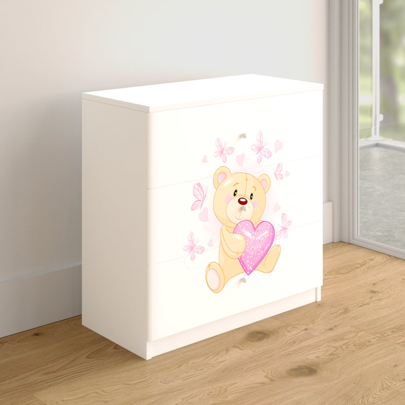 Cicero Kids 3 - Drawer Chest, White