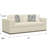 Upholstered Sofa With Storage Ottoman