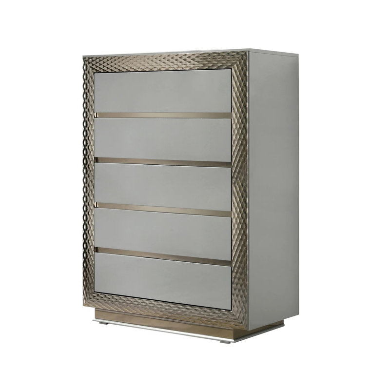 Commode Ventnor Glam, gris