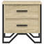 Aimilios 40cm W Metal Bedside Table-2123141115