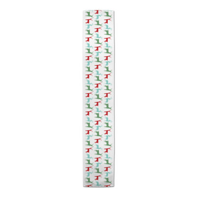 Carmona Geometric 100% Cotton Christmas Table Runner