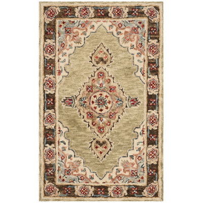 Wimpole Hand Tufted Wool Oriental Rug