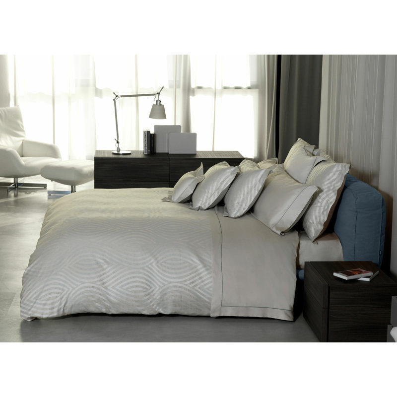 Ponza Duvet Cover, King Duvet Cover, Gray