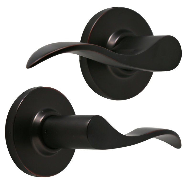 Keyed (Entry) Door Lever, Oil Rubbed Bronze