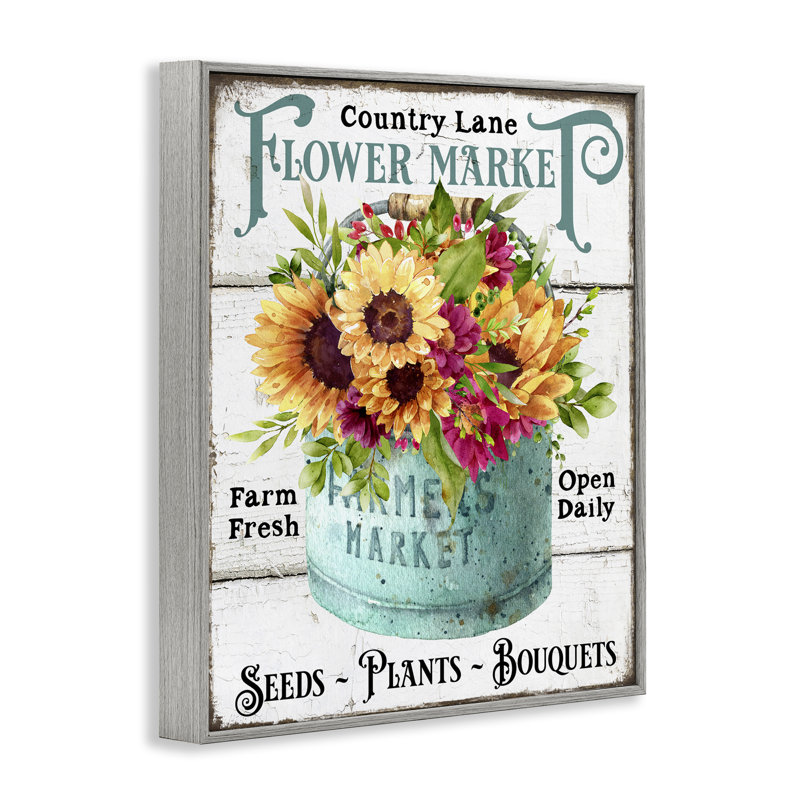 Art de giclée Country Market, Estampe numérique Farmhouse, H 30 po x l 24 po