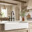 Durable White Ceramic Apron Front Undermount Kitchen Sink with Deep Basin and Reversible Installation Design