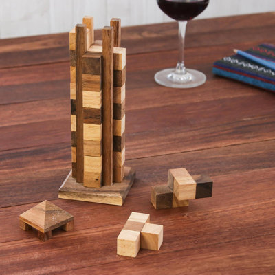Jaquenetta Loon Peak® 2 Player Wood Puzzle
