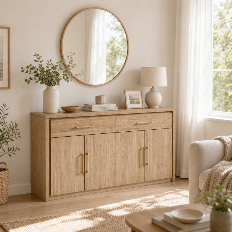 167.6cm Sideboard, Sand Oak