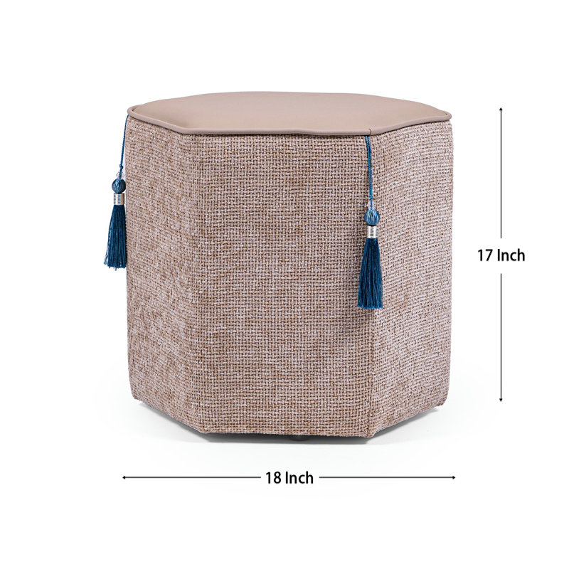 Repose-pieds 18 po Hexagon Modern, Hollande
