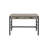 Disho  Light Weathered Oak & Black Finish Writing Desk W/USB (Not Including Office Chair)