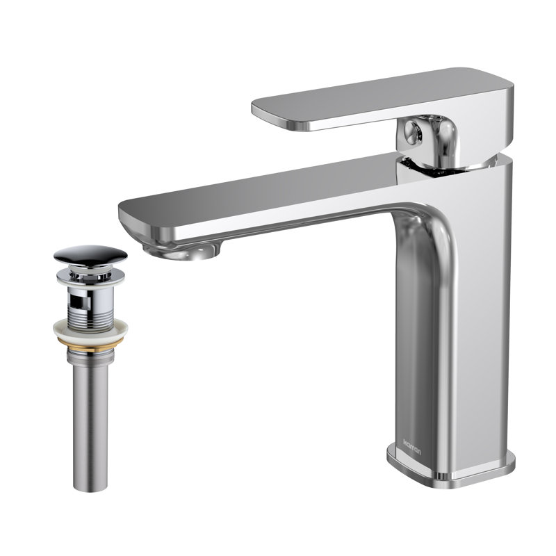 Venda Single-handle Bathroom Faucet with Drain Assembly, Chrome