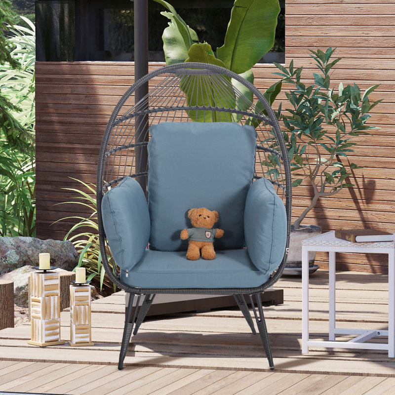 Fauteuil à œufs COOLMORE, Bleu