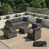 Brown Rattan Dark Gray