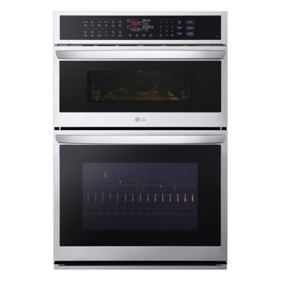 1.7/4.7 Cu. Ft. Smart Combination Wall Oven With Instaview®, True Convection, Air Fry, And Steam Sous Vide