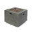 SQUARE IRON FIRE PIT-50 000 BTU, Rust-Resistant Coating, Sleek Matte Finish, Built-In Tank Space, No Assembly Required-937454706