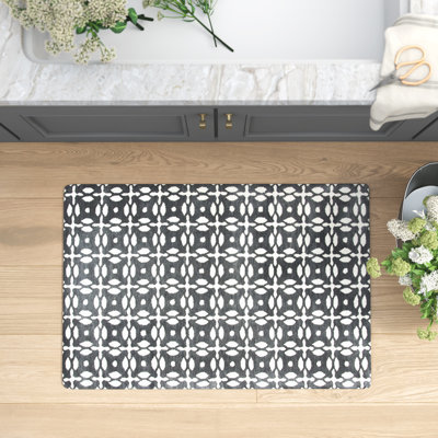 Tapis en laine touffeté à la main à motif géométrique gris