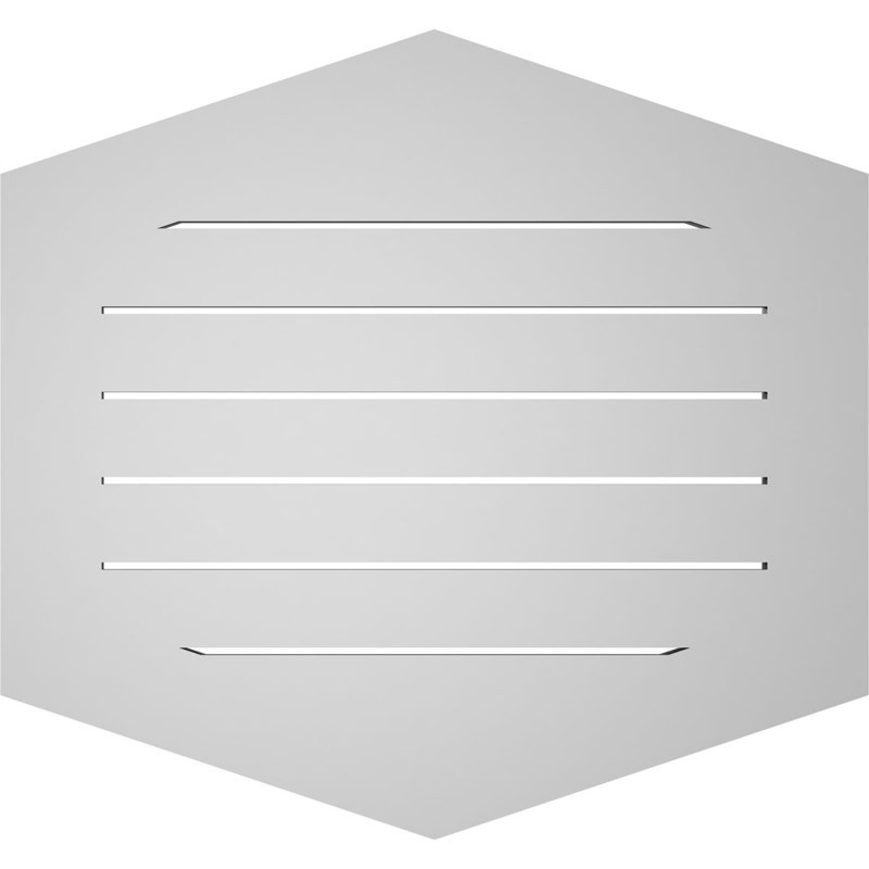 Pente verticale verticale en uréthane 4 pi, H 1 po x l 30 po x L 28 po