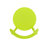 Outdoor Bistro In Lime Matte, Powder-Coated Iron, Fashionable Dining Iron , Matte Hue, For Use, 2 Chairs & 1 Table