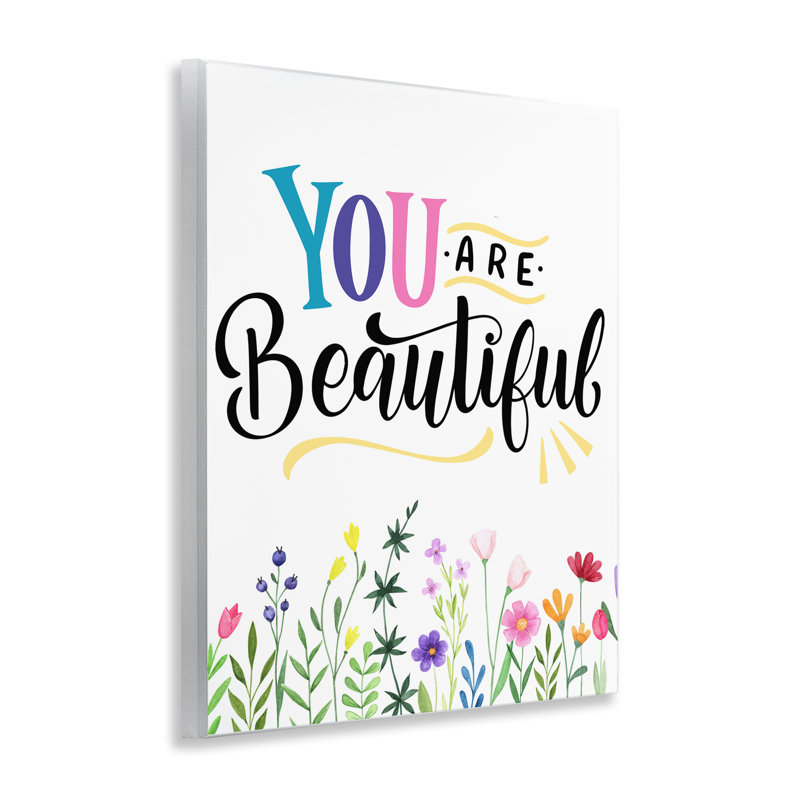 «You Are Beautiful Encouragement», plaque murale par Kim Allen