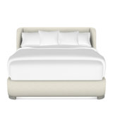 Tansy Solid Wood Wingback Bed