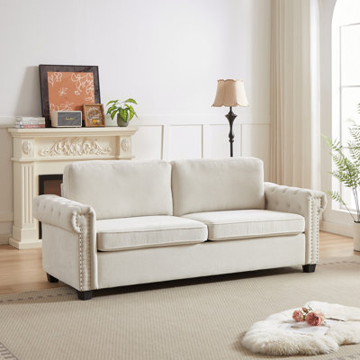 Durable Sofa Loveseat  Convertible Sleeper Sofa Bed, Upholstered Sofa For Indoor