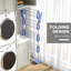 HOMCOM 4-Tier Clothes Airer Foldable with Wheels-106058042