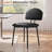 Modern Faux Leather Dining Chairs Set Of 4, Upholstered Kitchen & Dining Room Chairs With Padded Seat And Gold Metal Legs, Contemporary Side Chairs For Dining Room, Living Room, Vanity-1956855528-1956855533