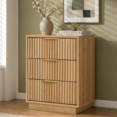 23.6“ 3-Drawer Nightstand