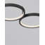 4 - Light Black LED Drum Pendant
