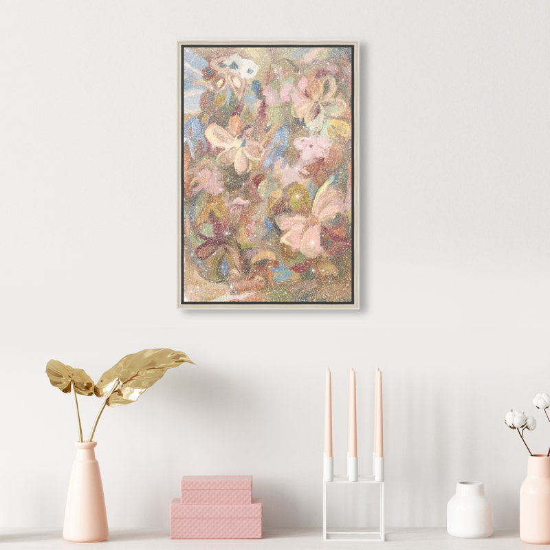 Moving Eden II Print by Oliver Gal, 46"H x 31"W, Silver Floater Frame