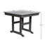 Ensemble de salle à manger de patio extérieur, table de salle à manger et quatre chaises pour les pelouses, les cours et les bords de piscine-125822033