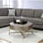 Weyton Light Brown & Champagne Finish Coffee Table