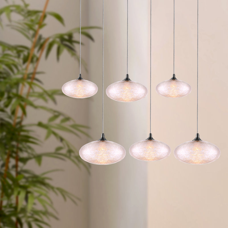 Alvie 6 - Light Cluster Pendant, Chrome