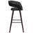 Palafox Contemporary Vinyl Counter & Bar Height Stool with Cappuccino Wood Frame-265918626-202244954