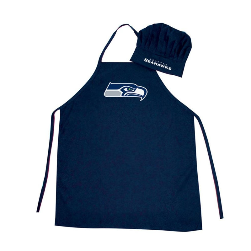 NFL No Pattern Apron Sets, Seattle Seahawks
