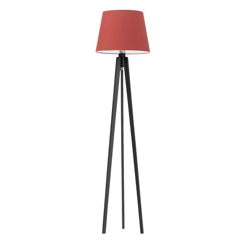 Araby 158cm Tripod Floor Lamp, Red, Black