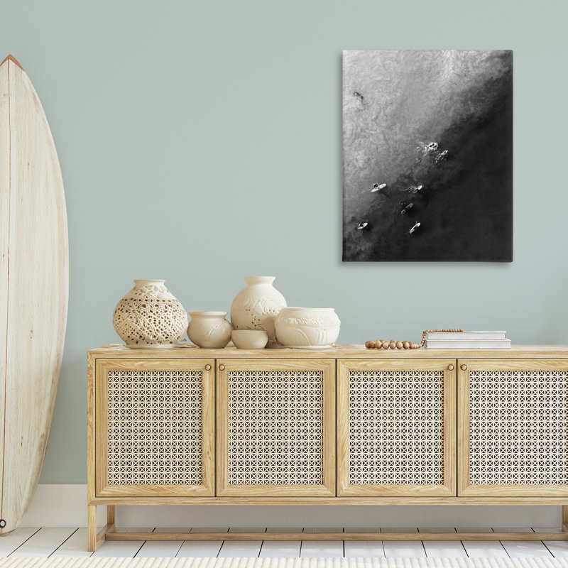 Art mural sur toile de planches de surf par Daphne Polselli, H 40 po x l 30 po