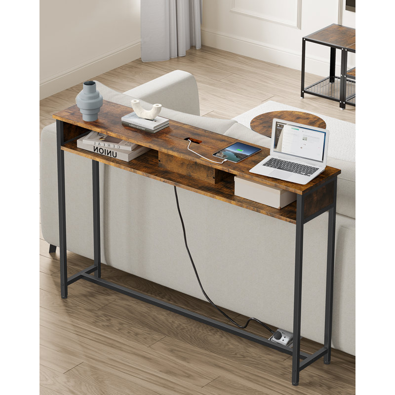 Adoria 120cm Console Table, Brown/Grey