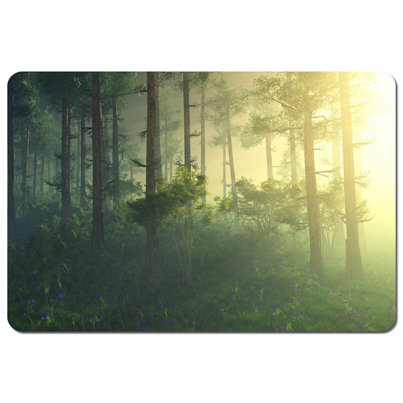 Dritarastra Wood No Pattern Rectangle Placemat