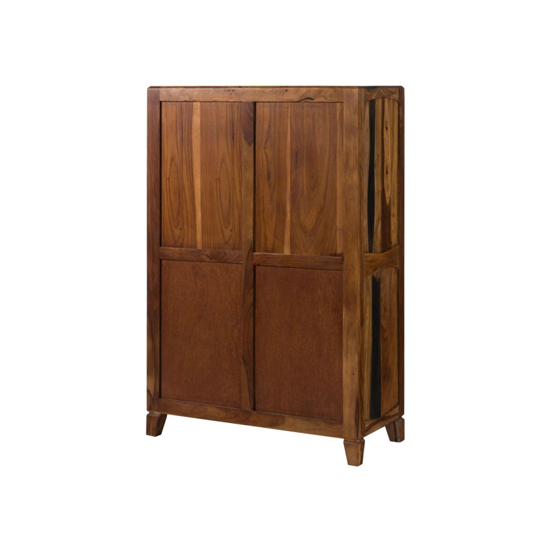 Ancona 100cm Solid Wood Sideboard, Painted Dark Brown
